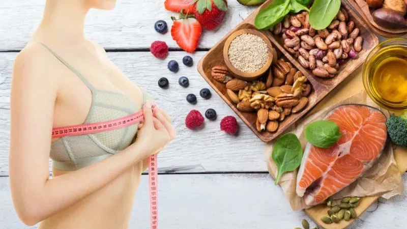 Top 10 thực phẩm tăng vòng 1 cho chị e cực nhanh