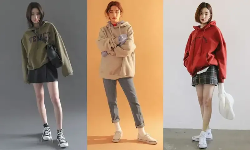 Cách phối đồ với áo hoodie 1