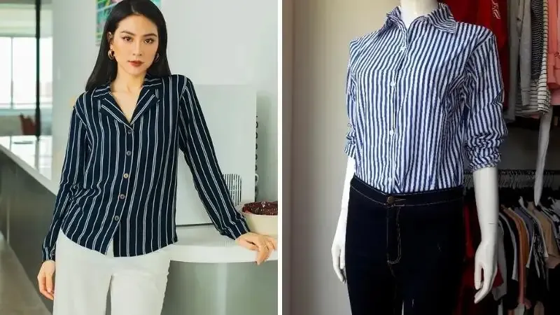 Những kiểu phối đồ với áo kẻ sọc 1