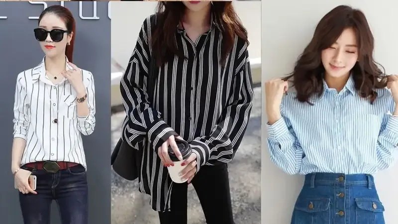 Những kiểu phối đồ với áo kẻ sọc 4