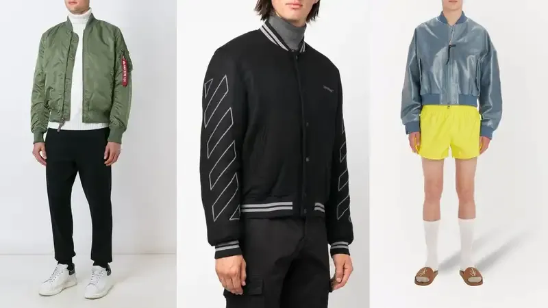 Những mẫu áo khoác bomber nam hiện nay 1