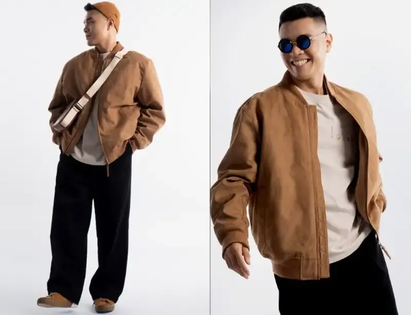 Những mẫu áo khoác bomber nam hiện nay 2