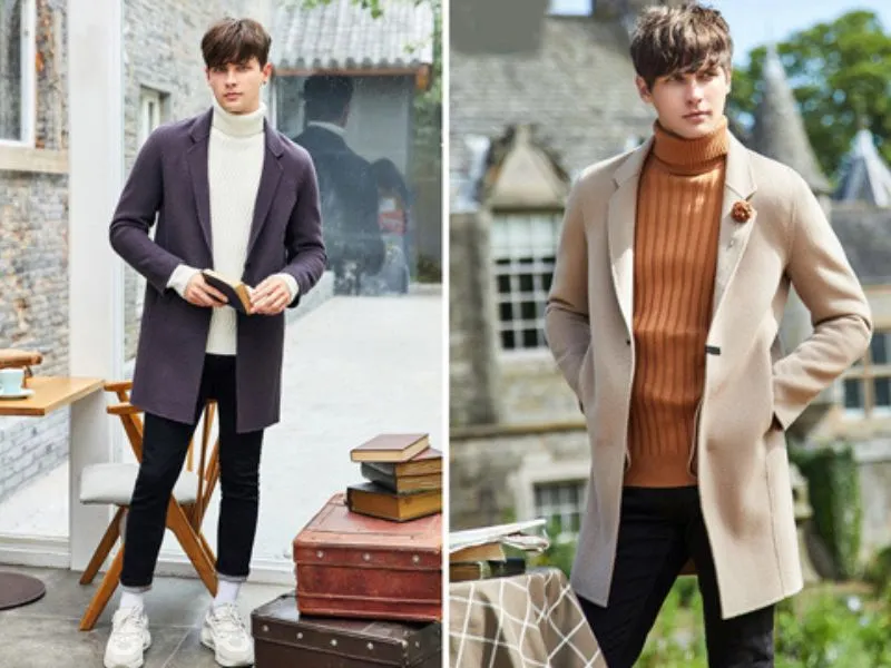 Kết hợp áo khoác lót lông với áo vest