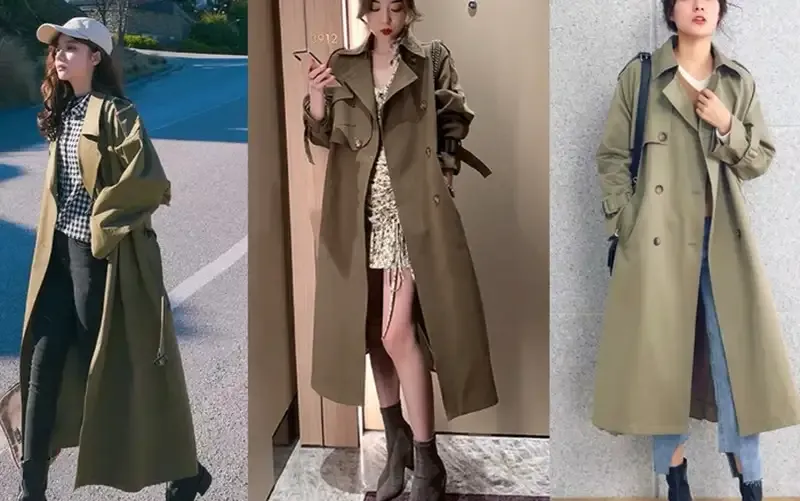 Cách phối đồ với áo khoác trench coat 2