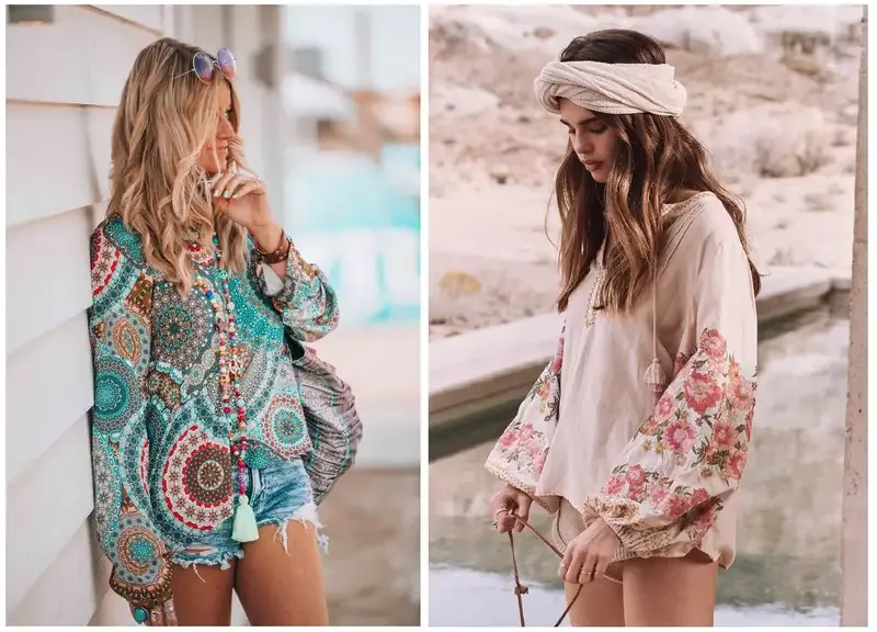 Giới thiệu về áo kiểu Boho 2