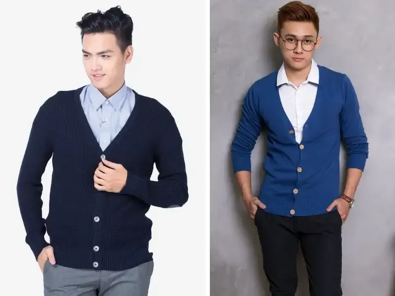 Cách phối đồ với áo len mỏng 2