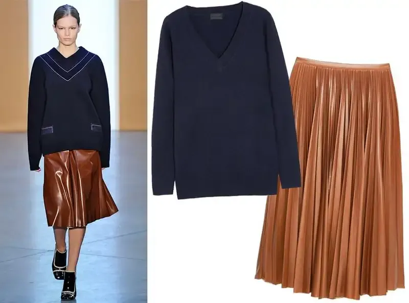 Các kiểu áo len oversize phổ biến