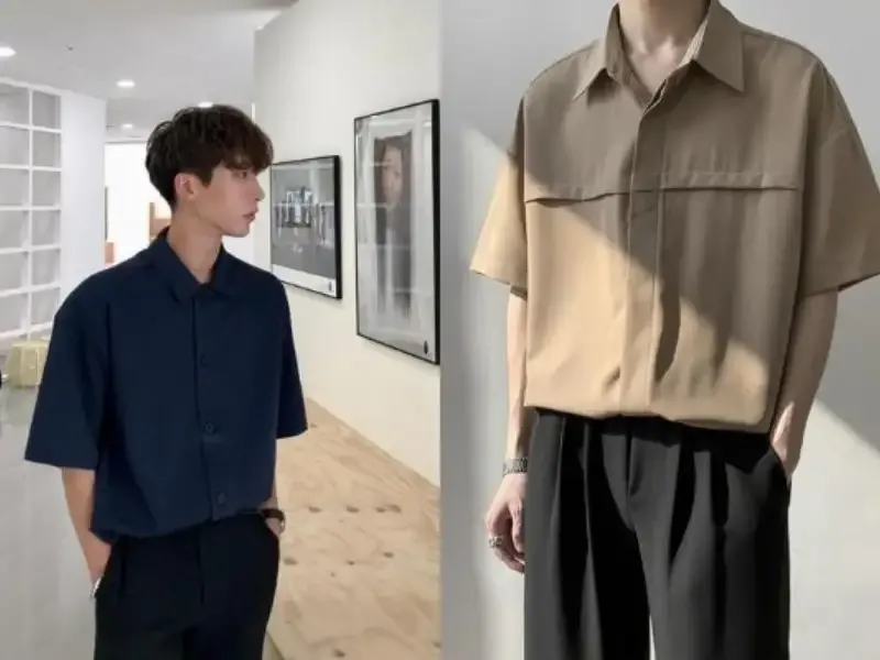 Mẹo phối đồ với áo sơ mi ngắn tay 1