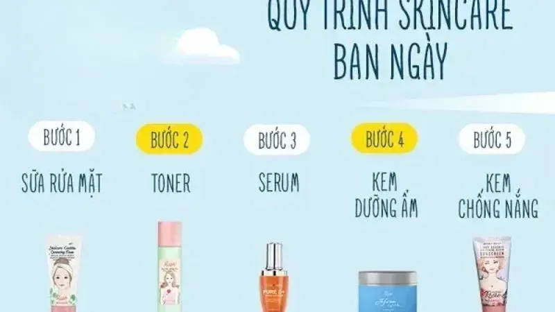 Các bước skincare cơ bản