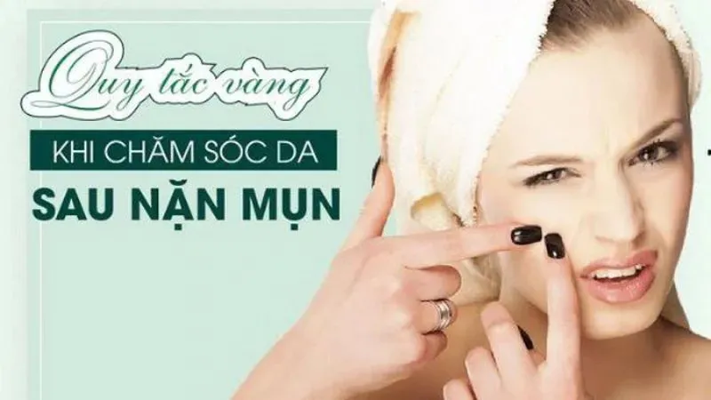 Nặn mụn xong nên làm gì?