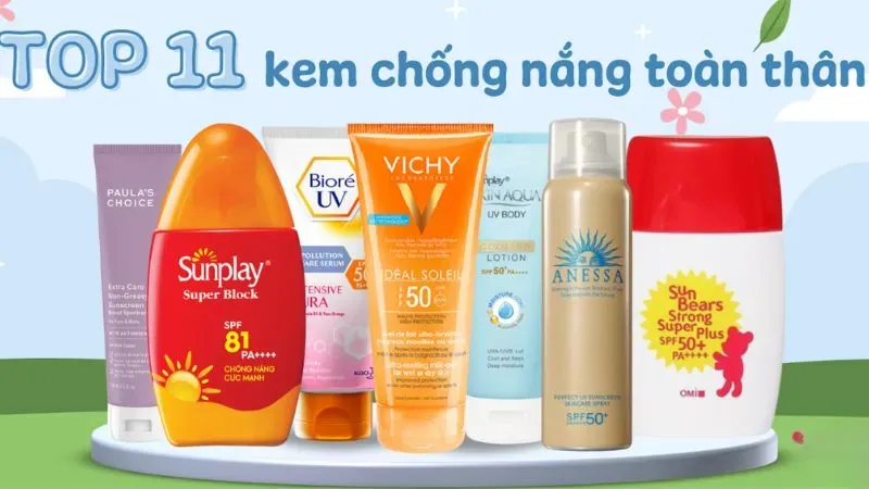 Top 11 kem chống nắng giá học sinh chất lượng nhất 