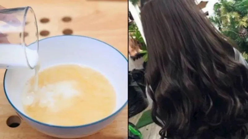 Gội đầu bằng sữa gạo và mật ong