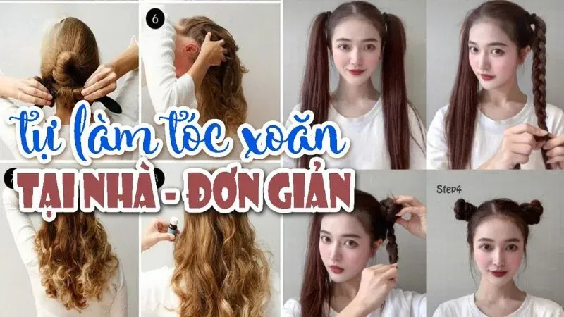 Cách làm tóc xoăn bằng giấy