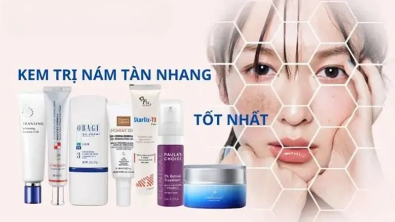 Các loại kem trị tàn nhang được ưa chuộng nhất hiện nay
