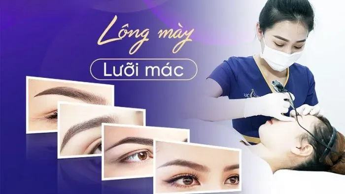 Cách tạo dáng chân mày lưỡi mác