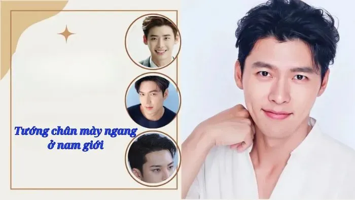 Tướng chân mày ngang ở nam giới