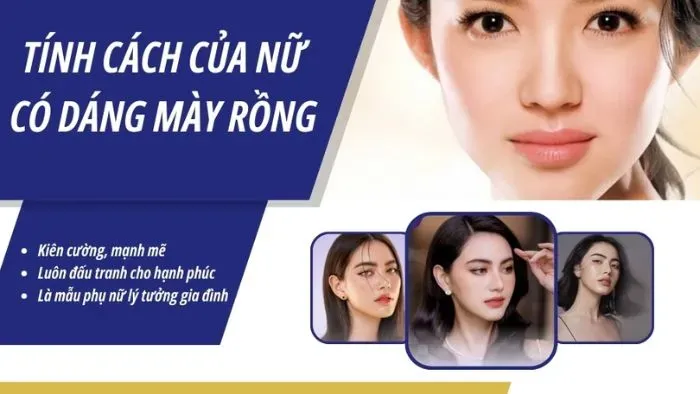 Ý nghĩa lông mày rồng ở nữ giới