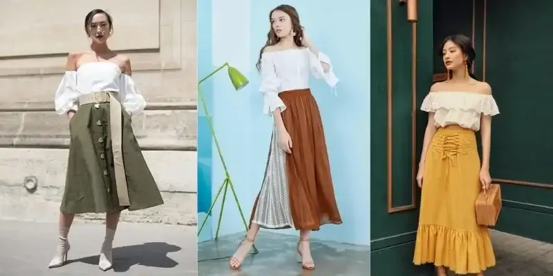 Mẹo chọn chân váy Midi theo dáng người 1