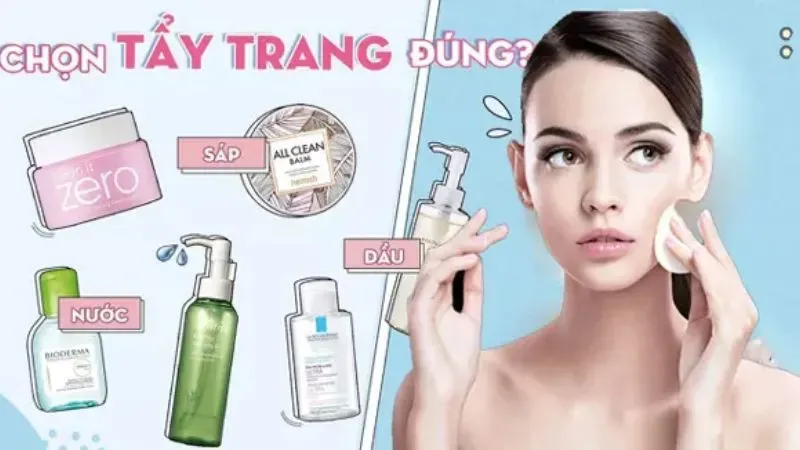 Cách chọn dầu tẩy trang cho da mụn