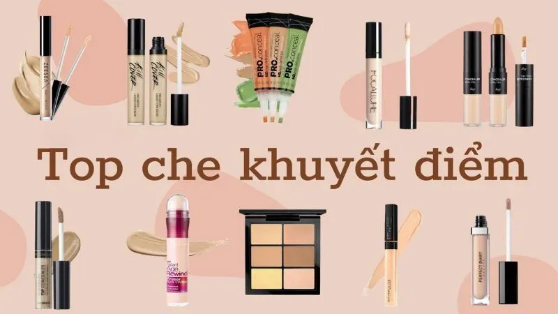 Top 10 loại kem che khuyết điểm phù hợp với mọi loại da