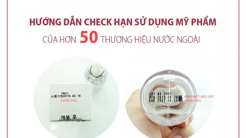 Cách nhận biết mỹ phẩm hết hạn