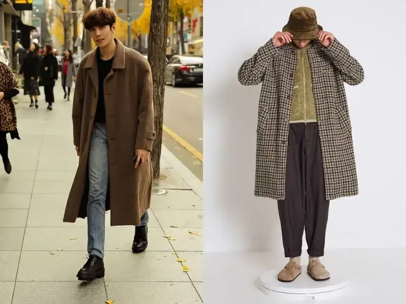 Lưu ý khi kết hợp áo khoác dạ với các trang phục khác 2