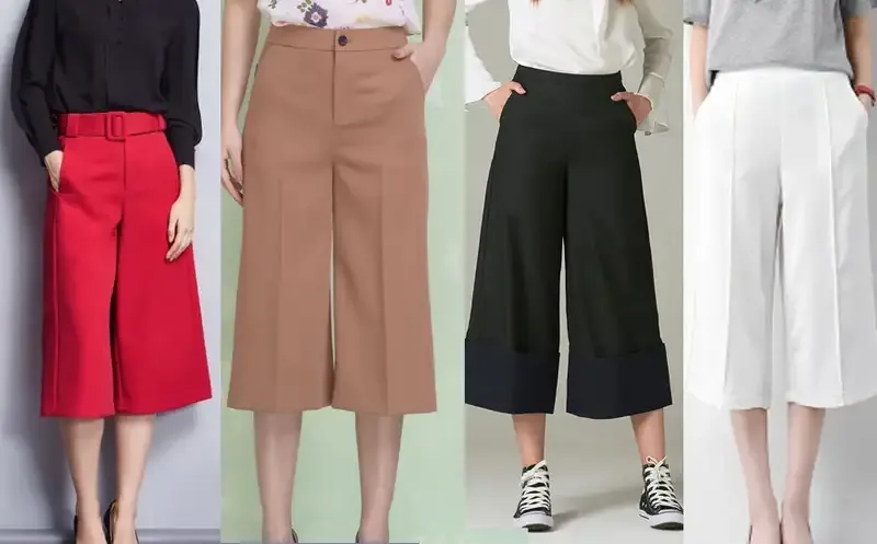 Cách phối đồ với quần culottes 1