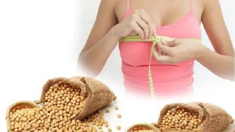 Uống bột đậu nành có tăng vòng 1 không?