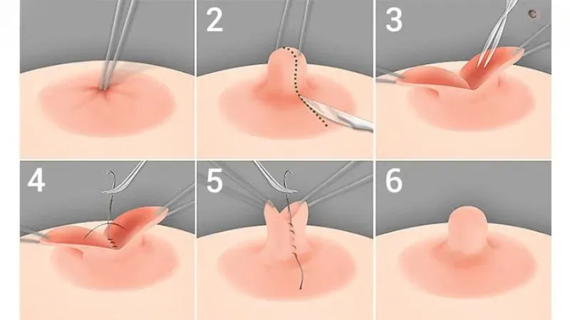 Cách khắc phục tình trạng vòng 1 không có núm vú