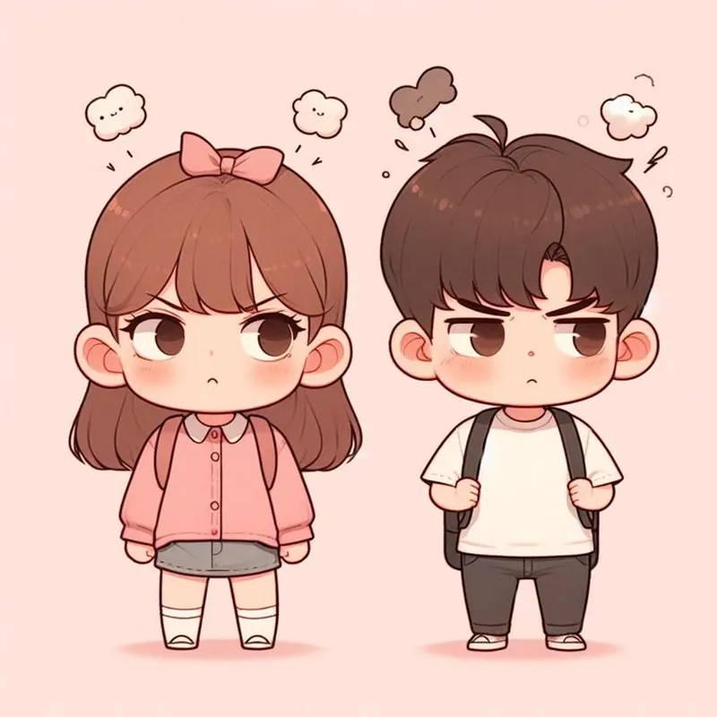 Dành riêng cho couple với cặp đôi chibi siêu cute