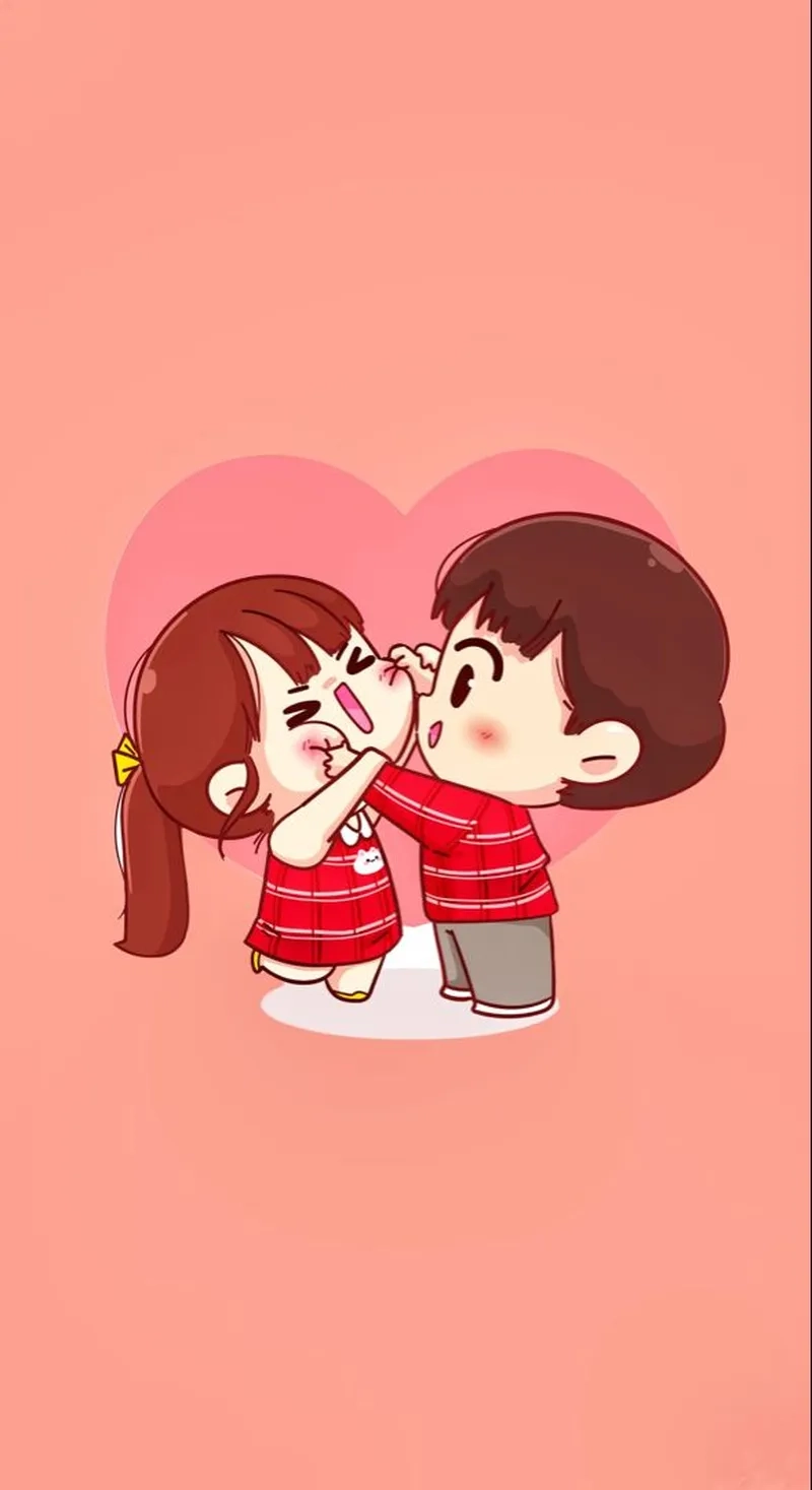 Lãng mạn với ảnh cặp đôi anime chibi cute siêu dễ thương