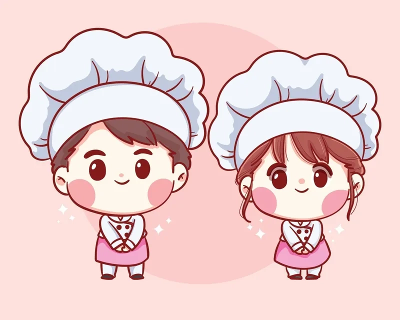 Đầy cảm xúc với ảnh cặp đôi anime chibi cute rời nghệ thuật
