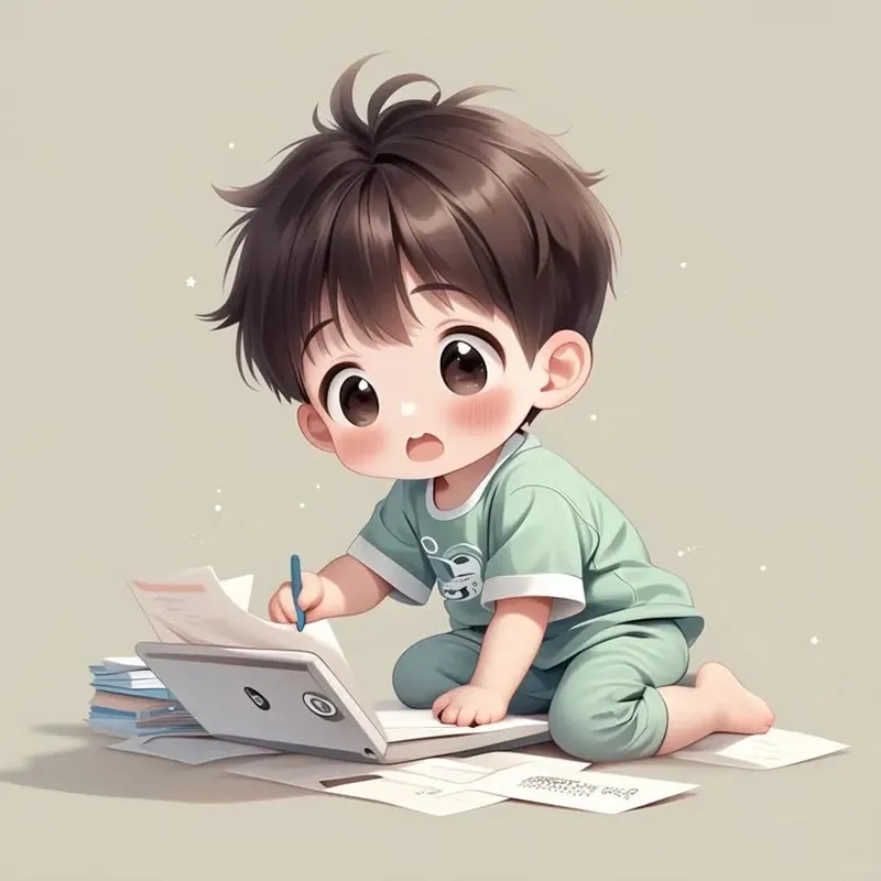 Ấn tượng với ảnh anime nam cute chibi siêu đáng yêu