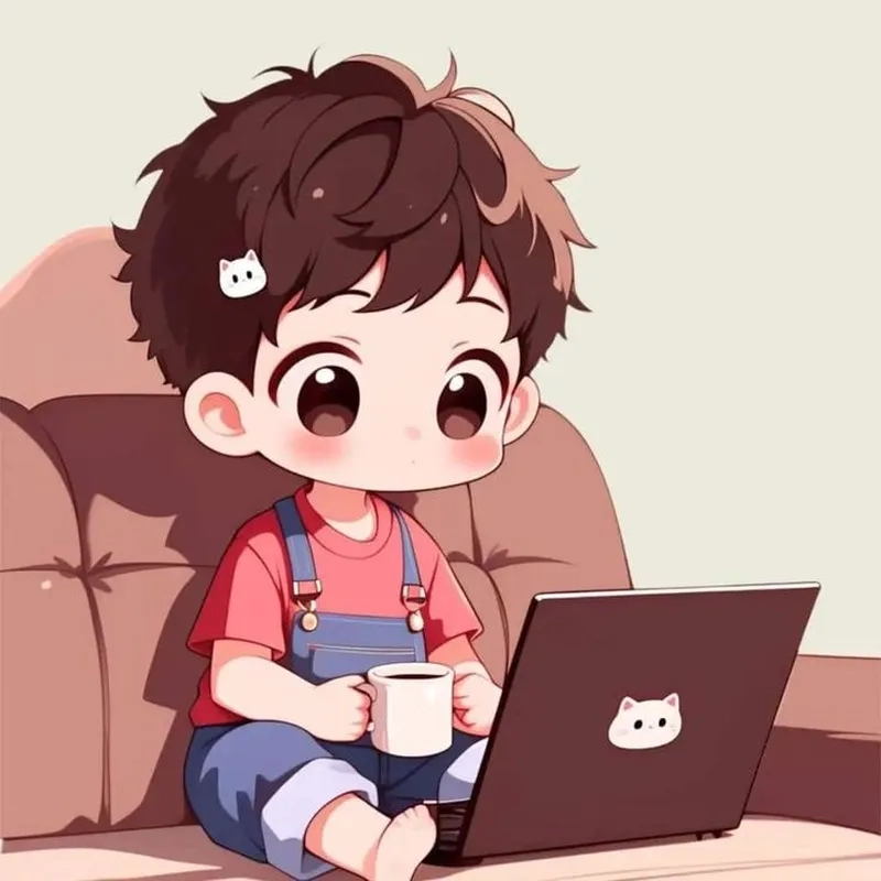 Phong cách anime độc đáo với hình chibi nam cute cực đẹp