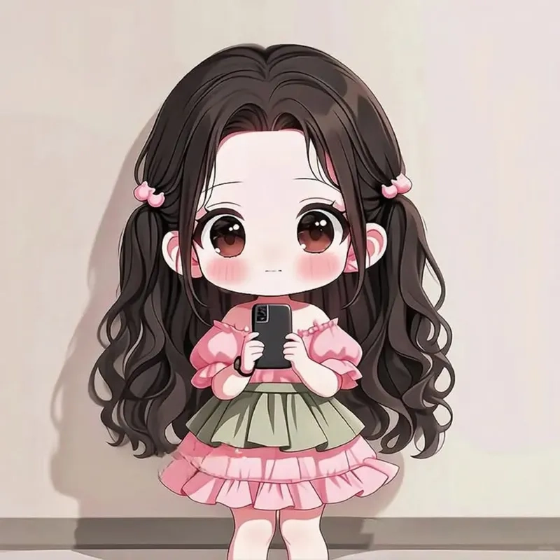 Ảnh chibi cute đơn giản nhưng vẫn đáng yêu hết nấc