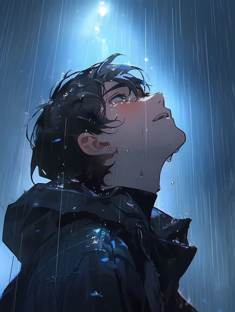 Những khoảnh khắc trầm tư trong hình ảnh anime nam buồn
