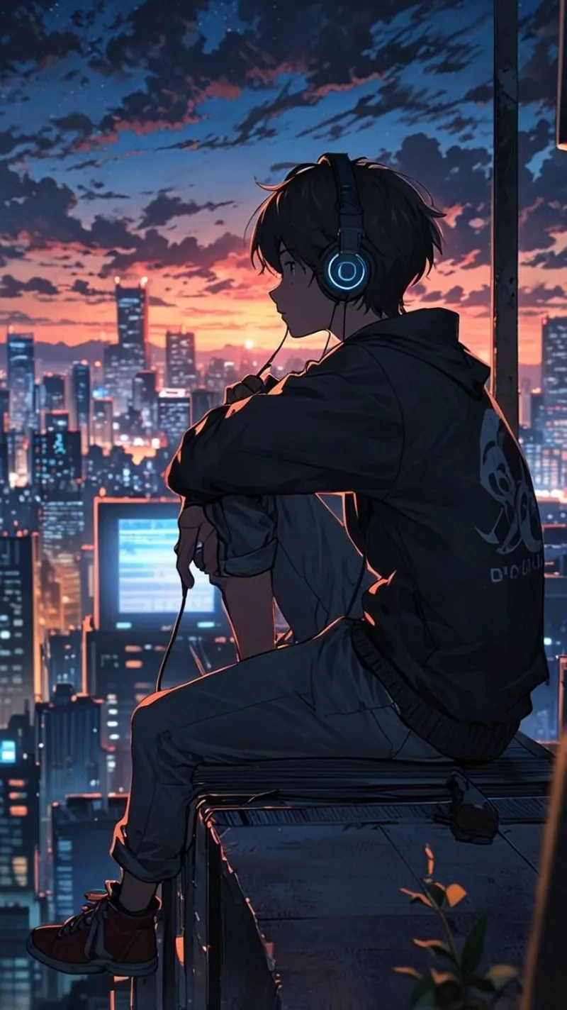 Chìm đắm vào nỗi buồn với ảnh anime nam buồn cô đơn
