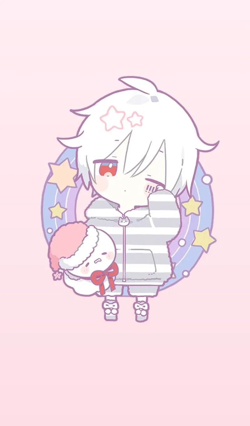 Hình anime nam chibi siêu dễ thương, phù hợp làm avatar
