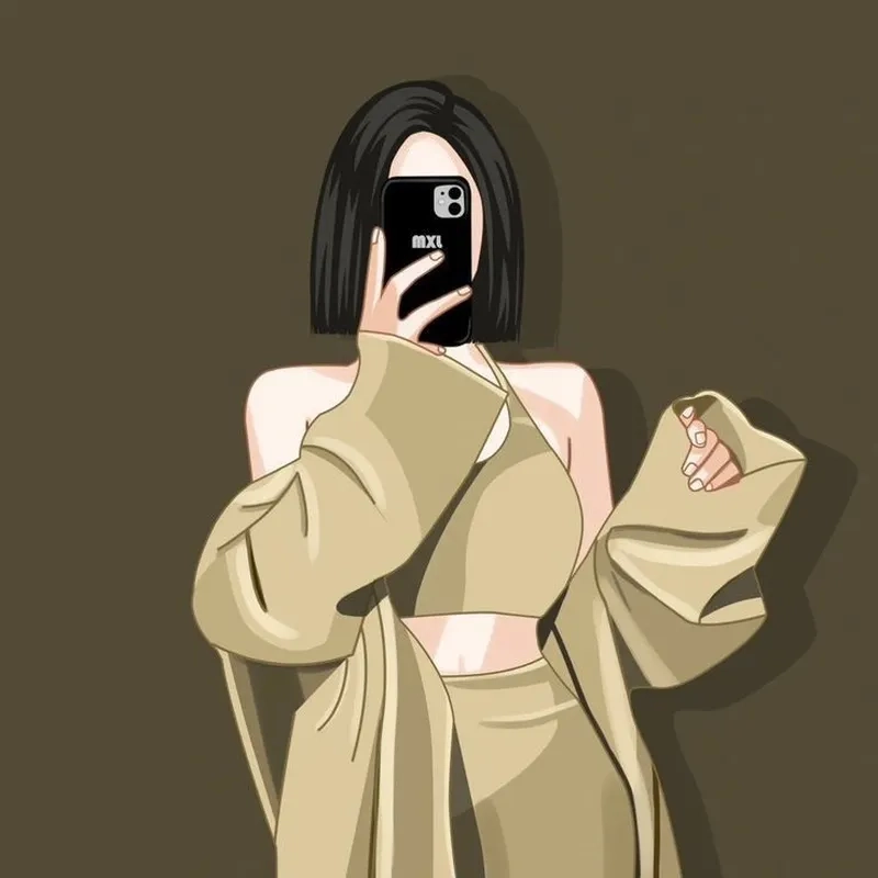 Ảnh avatar TikTok đơn giản nhưng thể hiện cá tính mạnh mẽ