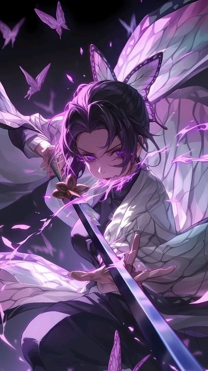 Lưu ngay ảnh Shinobu Kochou đẹp nhất dành cho fan