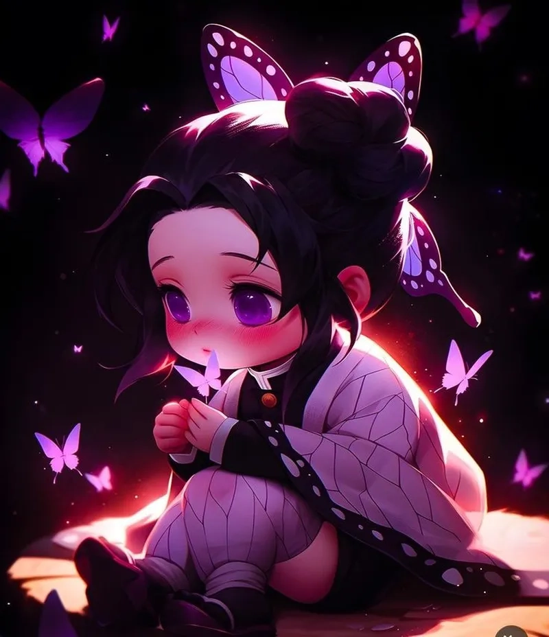 Tận hưởng phiên bản tí hon dễ thương với Shinobu chibi