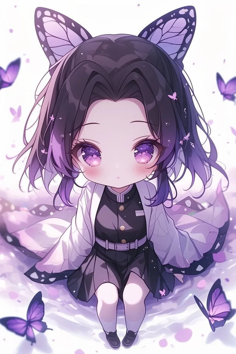 Thêm phần đáng yêu với hình ảnh Shinobu chibi