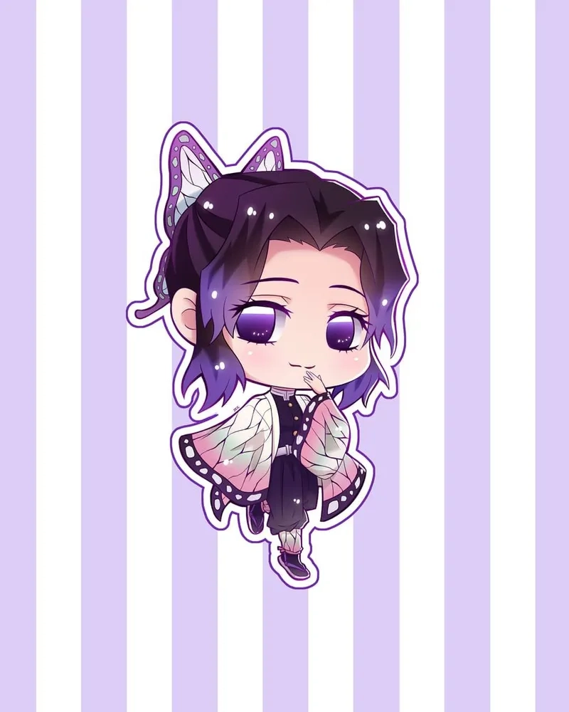 Tận hưởng sự dễ thương trong hình Shinobu chibi