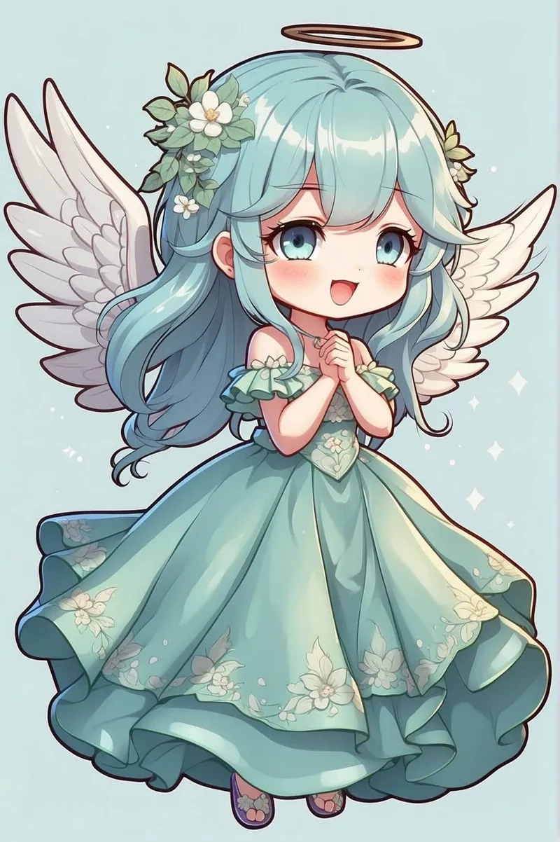 Anime nữ chibi siêu đáng yêu, mang phong cách ngộ nghĩnh