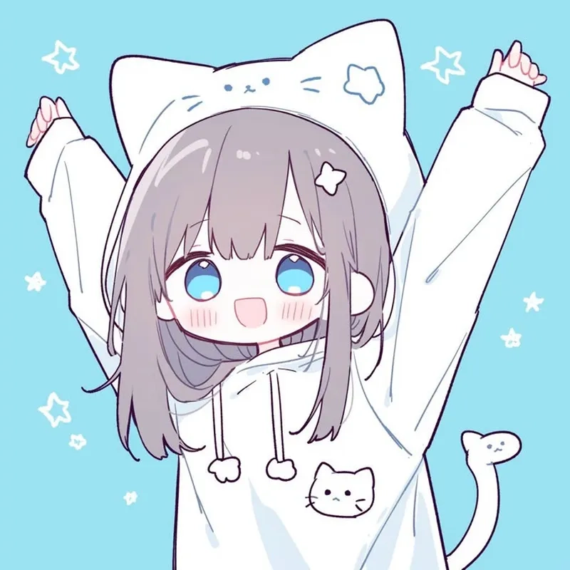 Hình nền anime nữ cute cực dễ thương, phù hợp mọi thiết bị