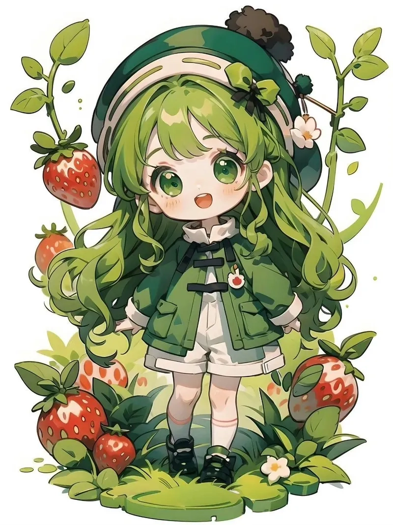 Ảnh anime nữ cute ngầu kết hợp cá tính mạnh mẽ và đáng yêu