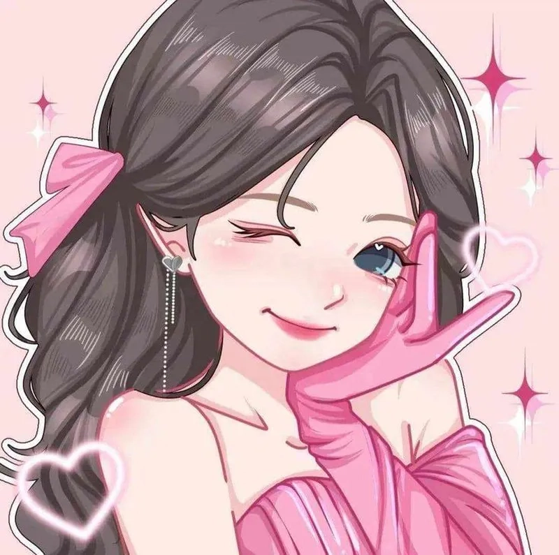 Ảnh avatar TikTok nữ xinh xắn, dễ thương dành cho các cô gái