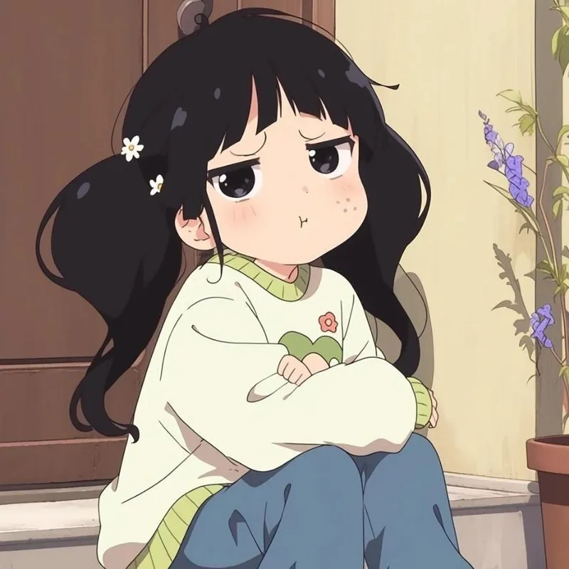 Dễ thương gấp đôi với avatar đôi vô tri cute