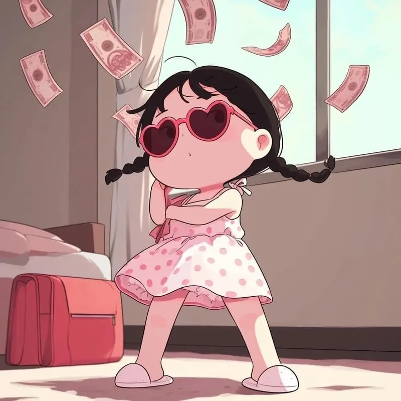 Chọn ngay avatar vô tri cute nữ dễ thương nhưng lạnh lùng