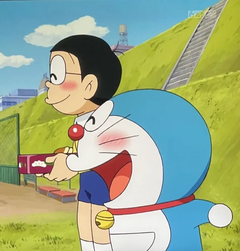 Hình ảnh Nobita và Doraemon gắn bó qua những khoảnh khắc đáng nhớ